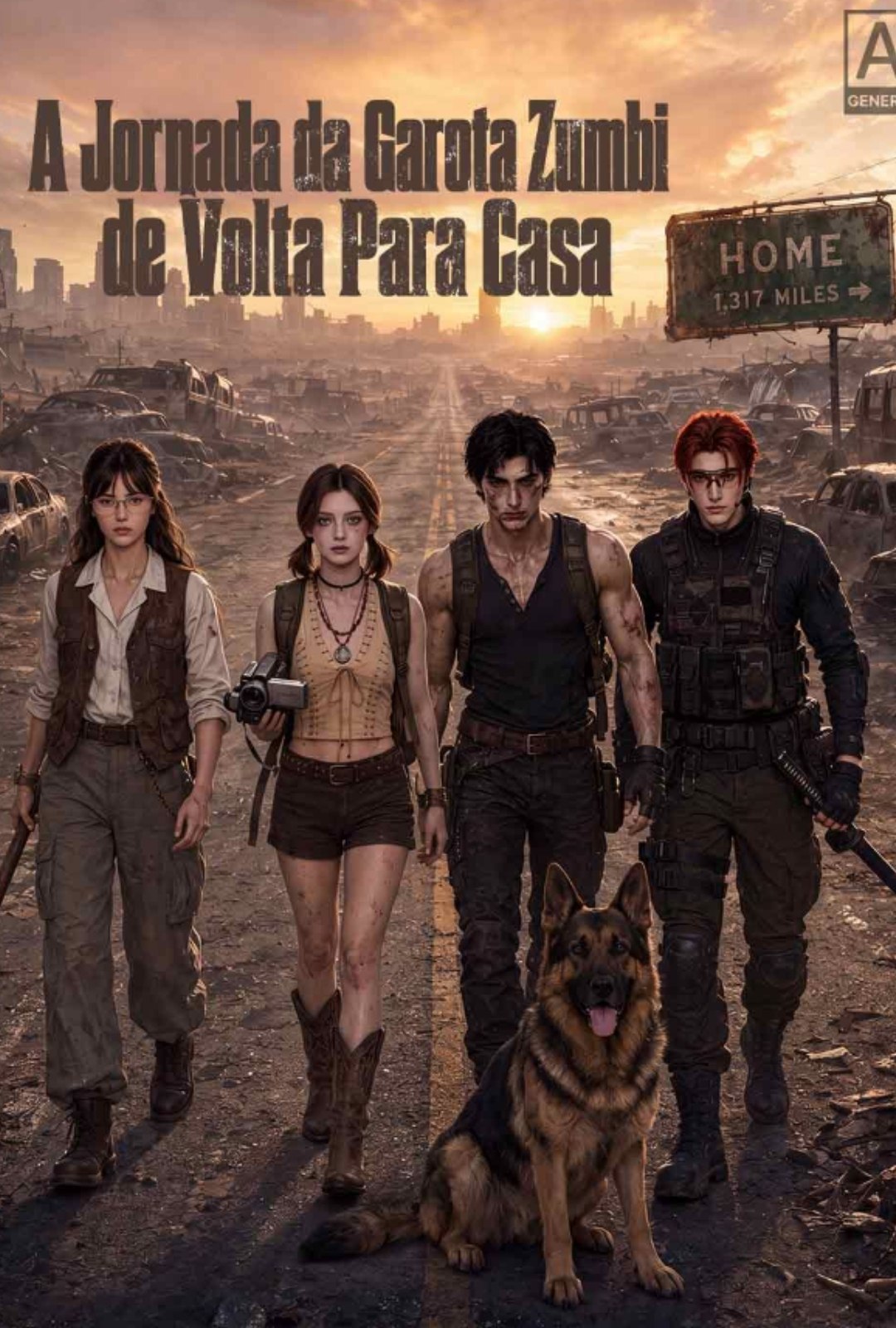 A Jornada da Garota Zumbi de Volta Para Casa